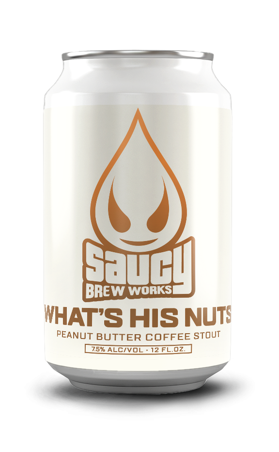 What's His Nuts Peanut Butter Coffee Stout can