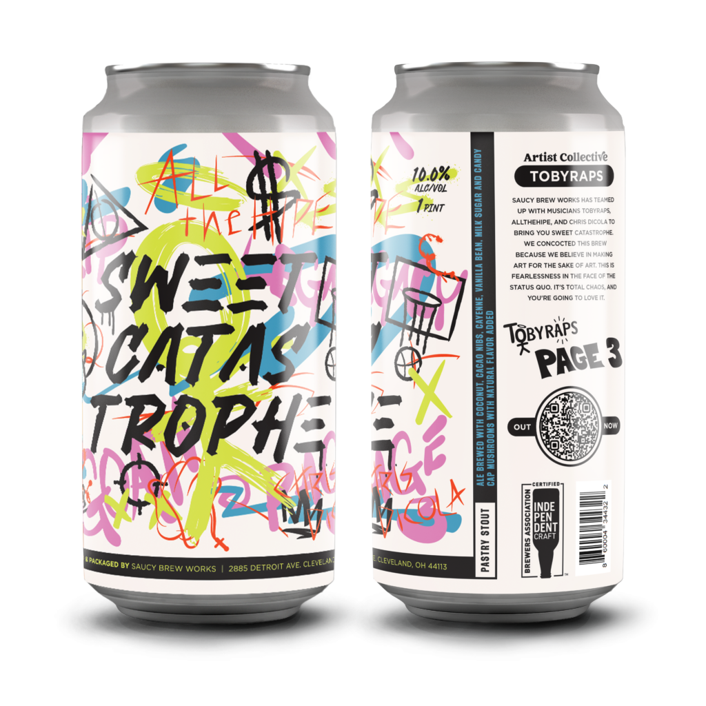 Sweet Catastrophe beer cans